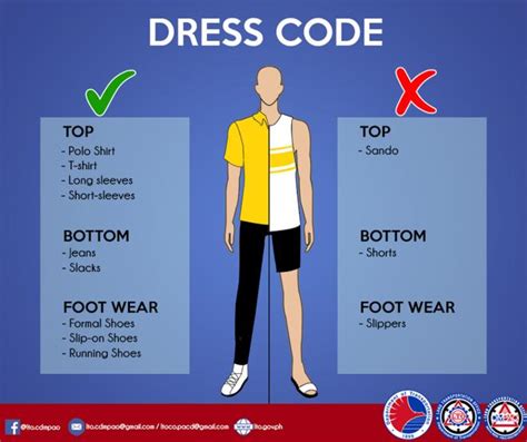 LTO stresses proper dress code when transacting .